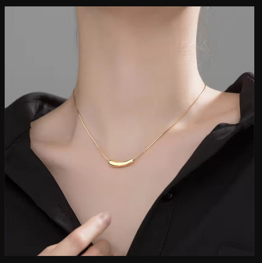 Necklace | SN063 | Dainty 16 Gold