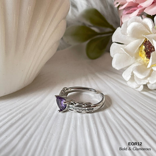Finger Ring EOR12 Purple