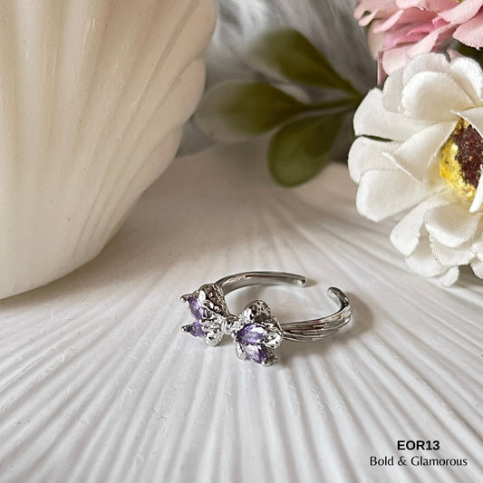 Finger Ring EOR13 Purple