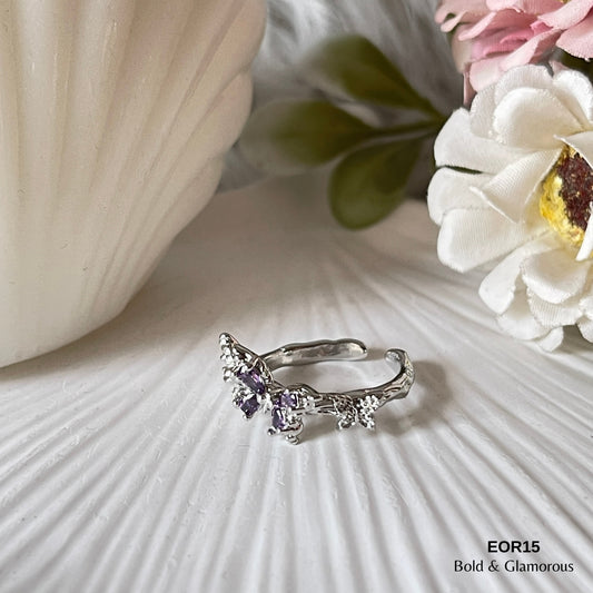 Finger Ring EOR15 Purple