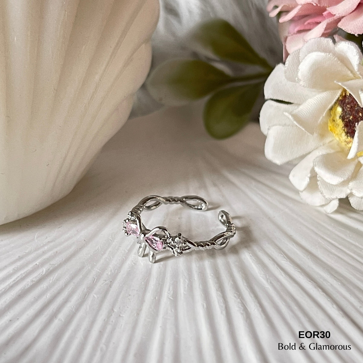 Finger Ring EOR30 Pink