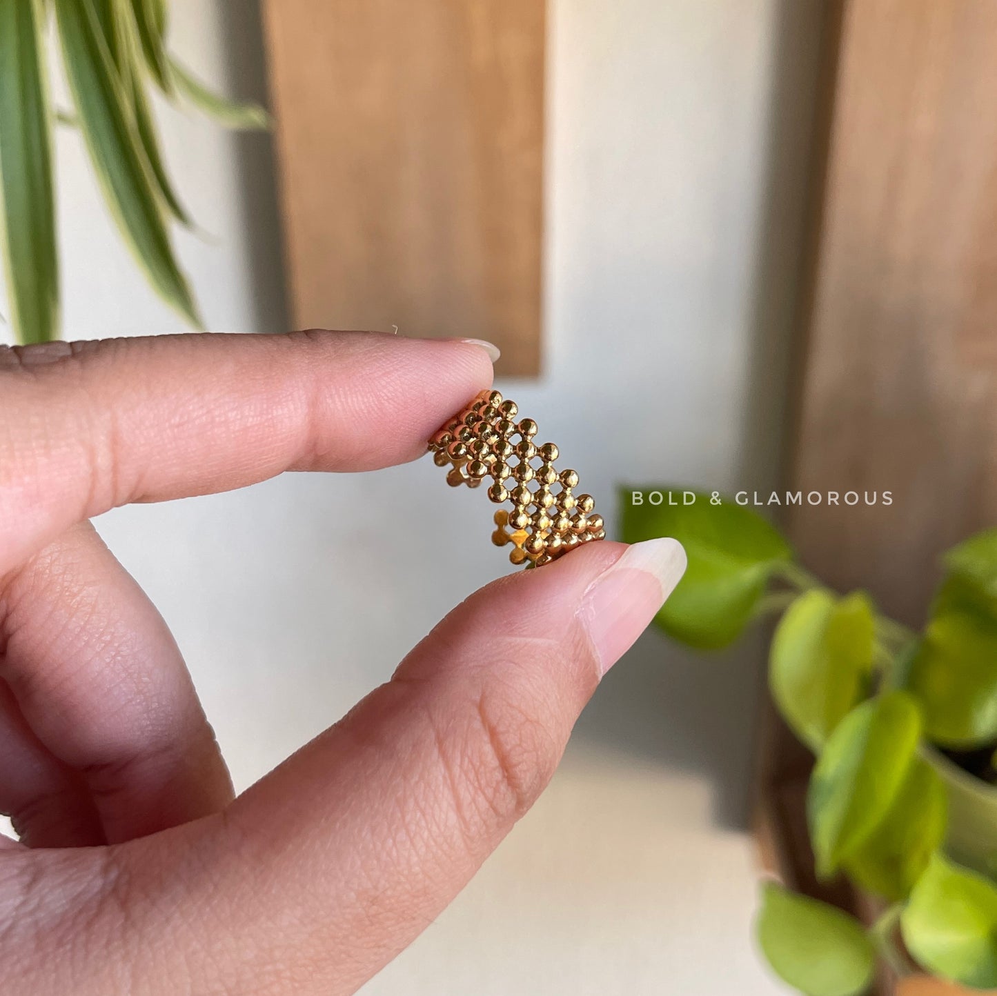 Statement Ring | SR211 | Gold