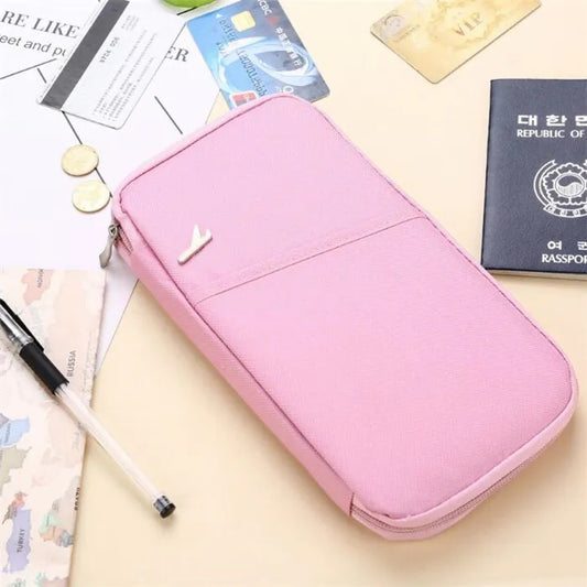 Travel Passport Holder Wallet | TPHW01 | Light Pink