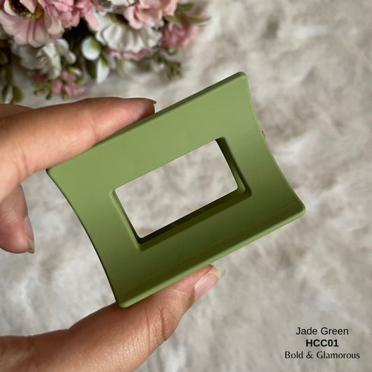 Hair Claw Clip | HCC01 | Jade Green