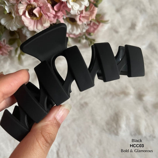 Hair Claw Clip | HCC03 | Black