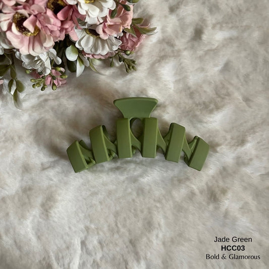 Hair Claw Clip | HCC03 | Jade Green