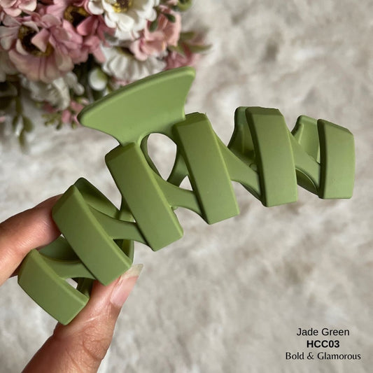 Hair Claw Clip | HCC03 | Jade Green