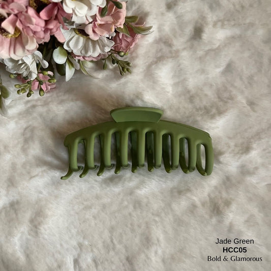 Hair Claw Clip | HCC05 | Jade Green