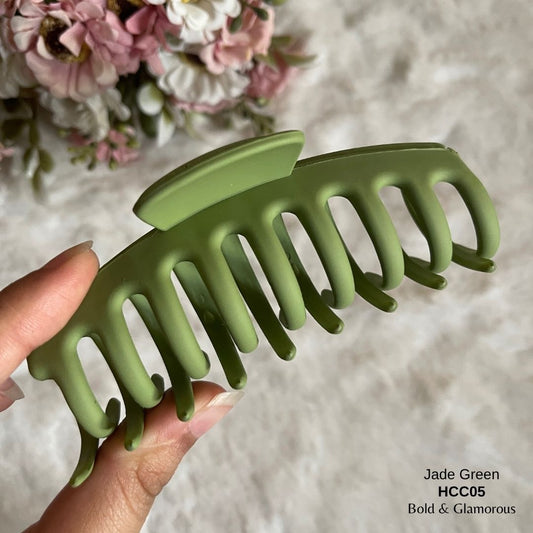 Hair Claw Clip | HCC05 | Jade Green