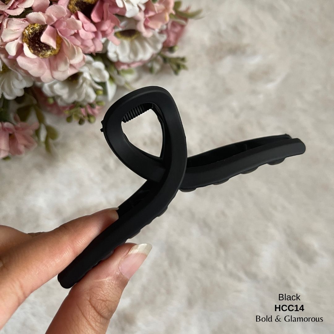 Hair Claw Clip | HCC14 | Black