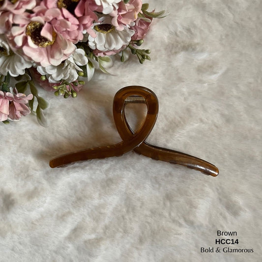Hair Claw Clip | HCC14 | Brown