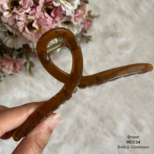 Hair Claw Clip | HCC14 | Brown