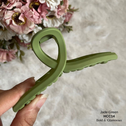 Hair Claw Clip | HCC14 | Jade Green
