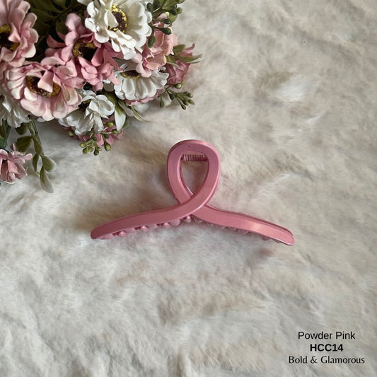 Hair Claw Clip | HCC14 | Powder Pink
