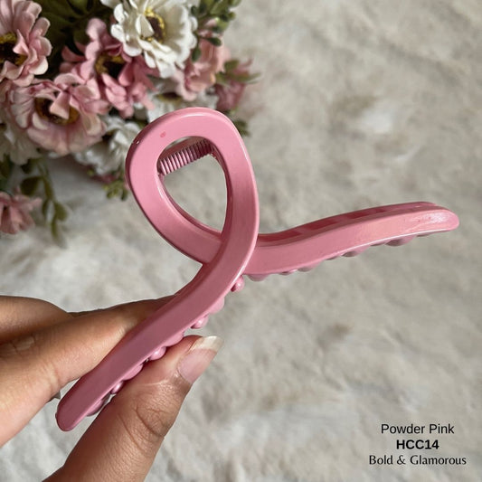 Hair Claw Clip | HCC14 | Powder Pink
