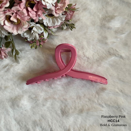 Hair Claw Clip | HCC14 | Raspberry Pink