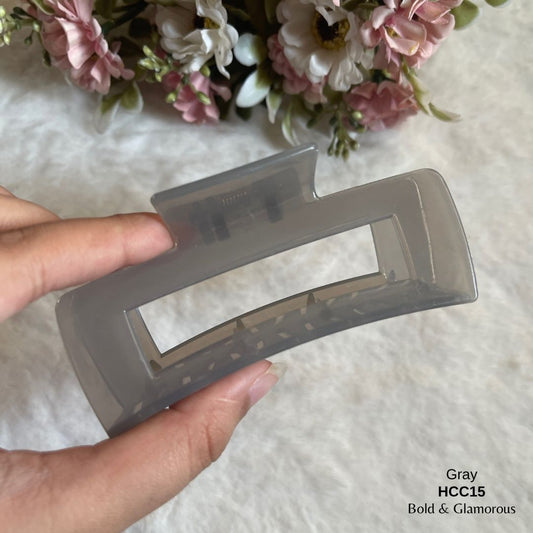 Hair Claw Clip | HCC15 | Gray