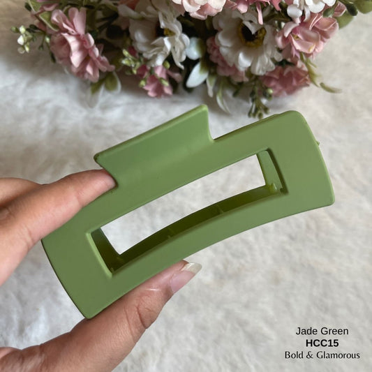 Hair Claw Clip | HCC15 | Jade Green