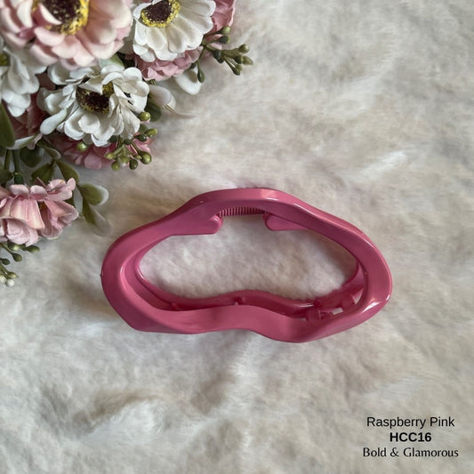 Hair Claw Clip | HCC16 | Raspberry Pink