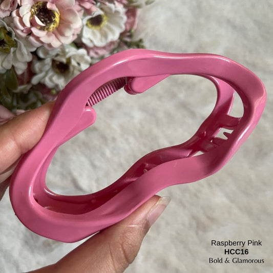 Hair Claw Clip | HCC16 | Raspberry Pink