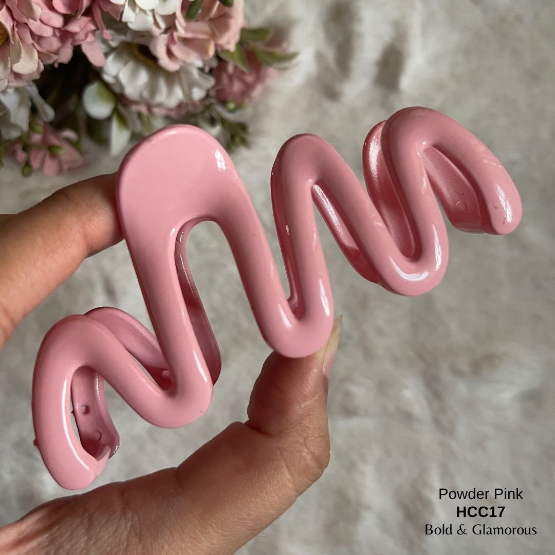 Hair Claw Clip | HCC17 | Powder Pink