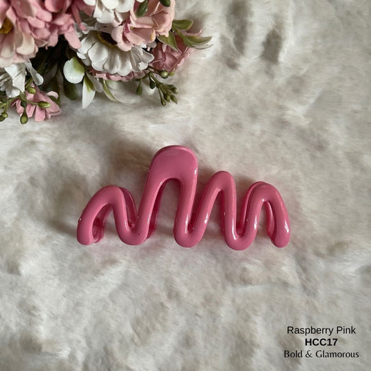 Hair Claw Clip | HCC17 | Raspberry Pink