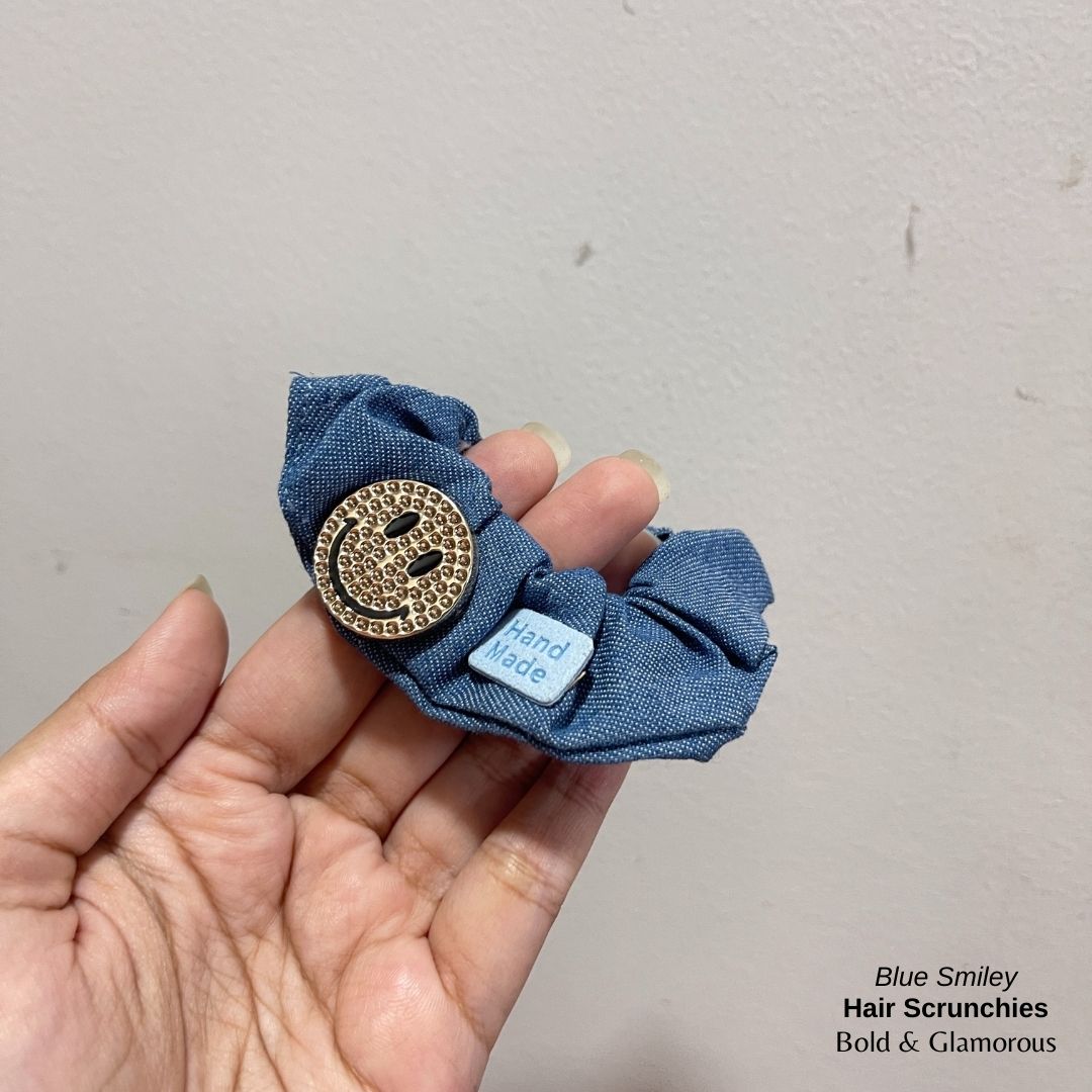 Hair Scrunchies | Blue CC