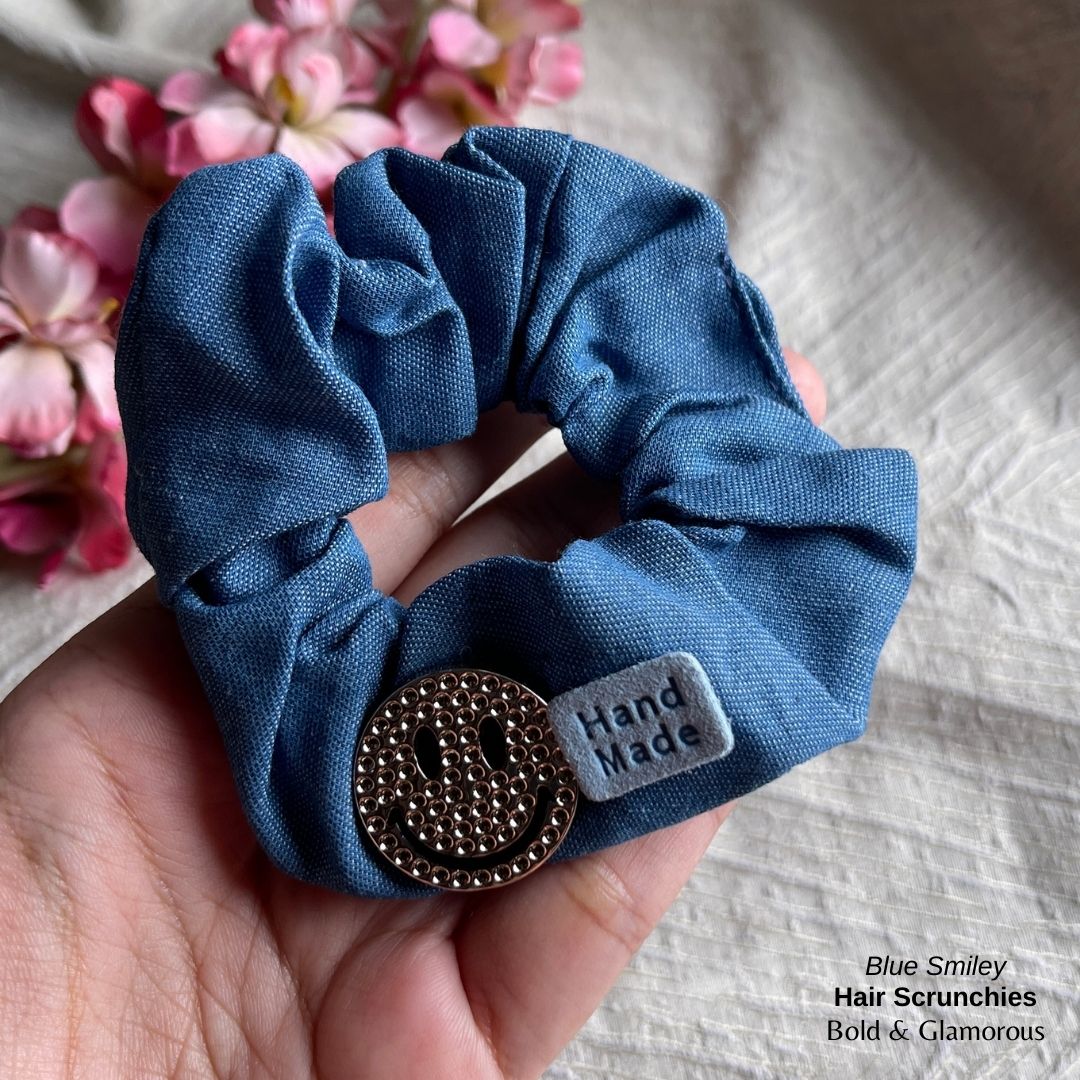 Hair Scrunchies | Blue CC