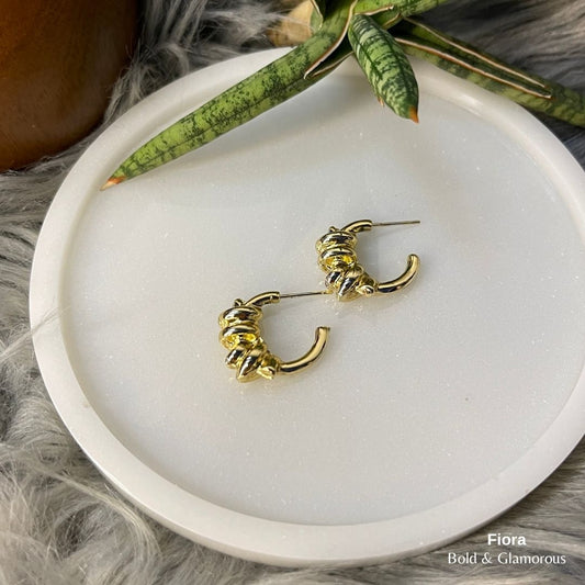 Half Hoop Earring | ME51 | Fiora