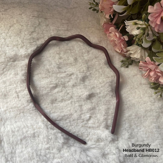 Headband | HB012 | Burgundy