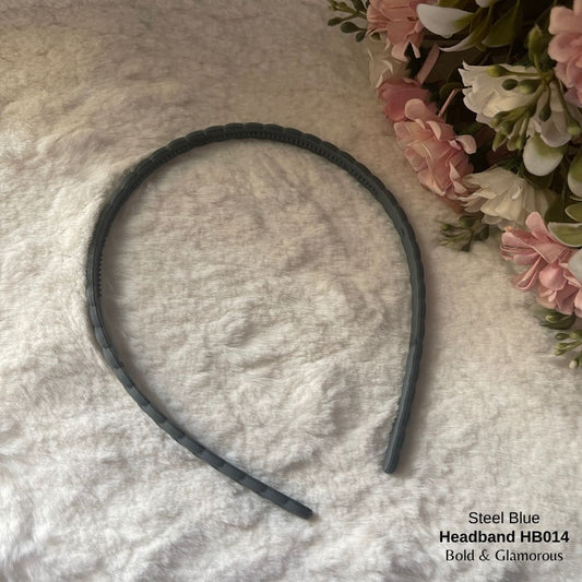 Headband | HB014 | Steel Blue