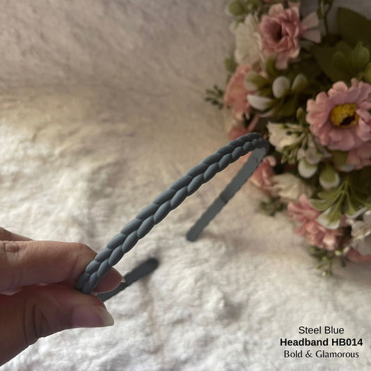 Headband | HB014 | Steel Blue
