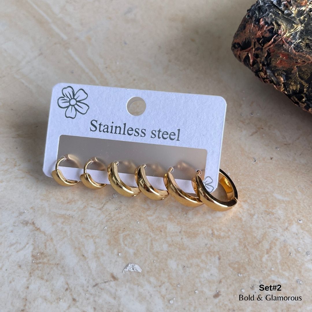 Hoop Earring Set | STHES002 | Set#2