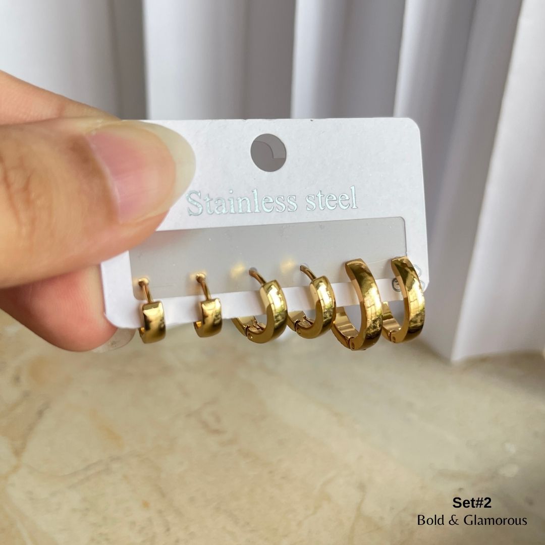 Hoop Earring Set | STHES002 | Set#2