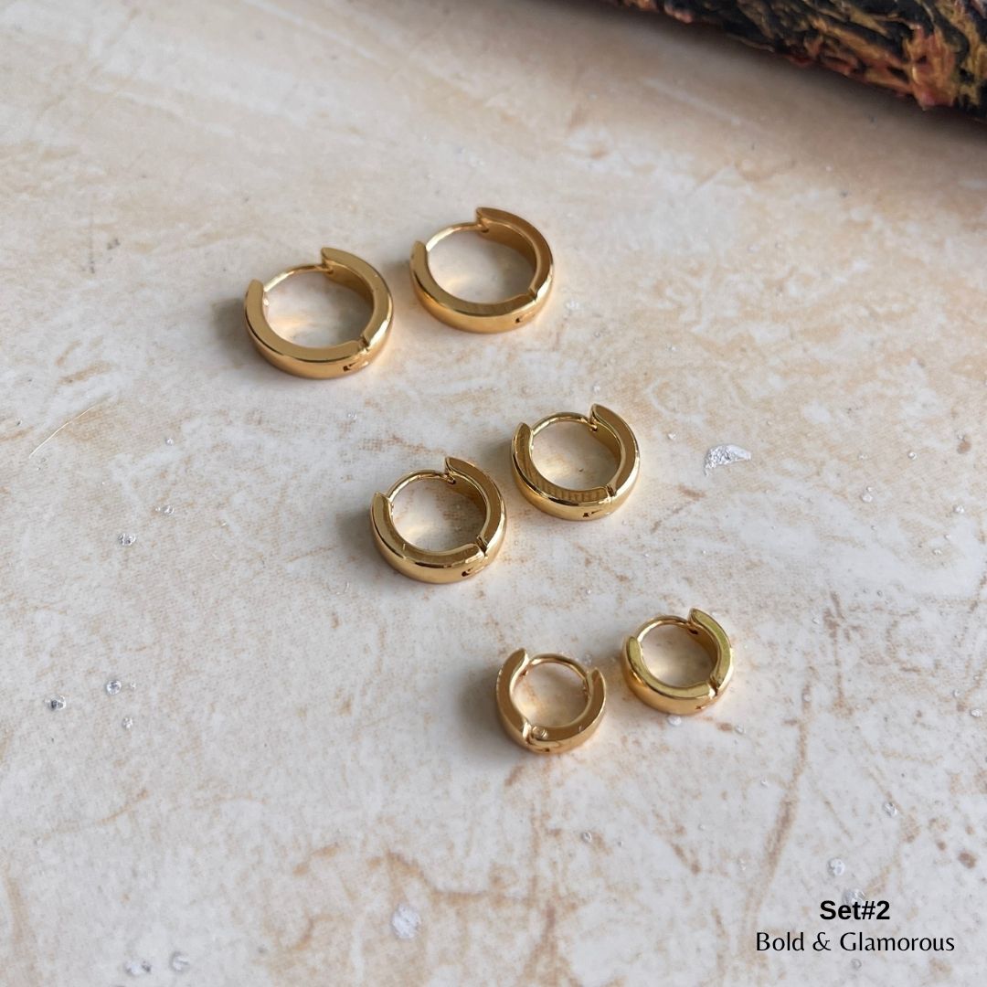Hoop Earring Set | STHES002 | Set#2