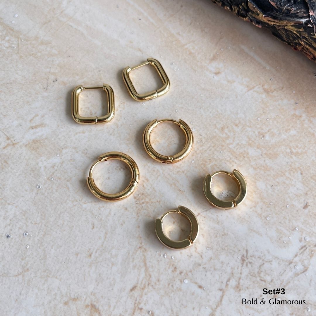 Hoop Earring Set | STHES003 | Set#3