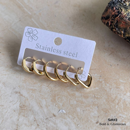 Hoop Earring Set | STHES003 | Set#3