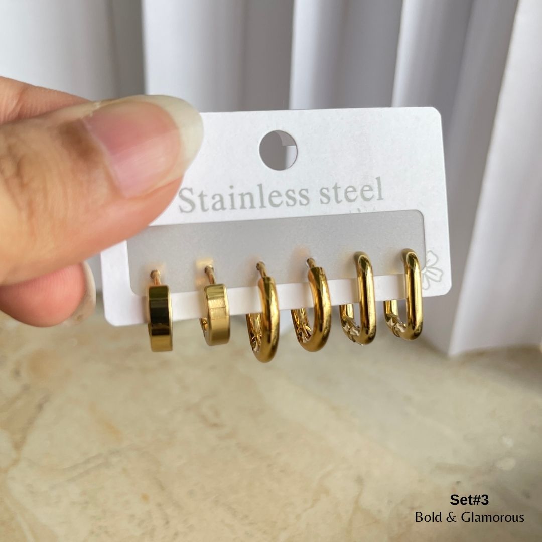 Hoop Earring Set | STHES003 | Set#3