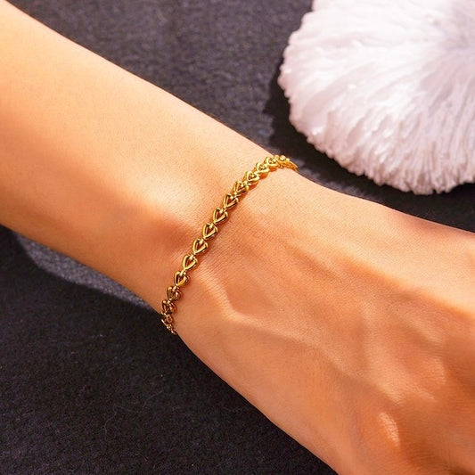 Chain Bracelet | SSCB094 | Heart Charm