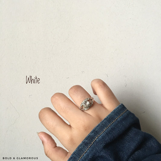 Diamond Cut Ring | DCR10 | White