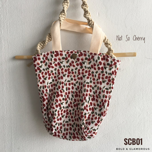 Small Printed Canvas Bags | SCB01 | Not So Cherry