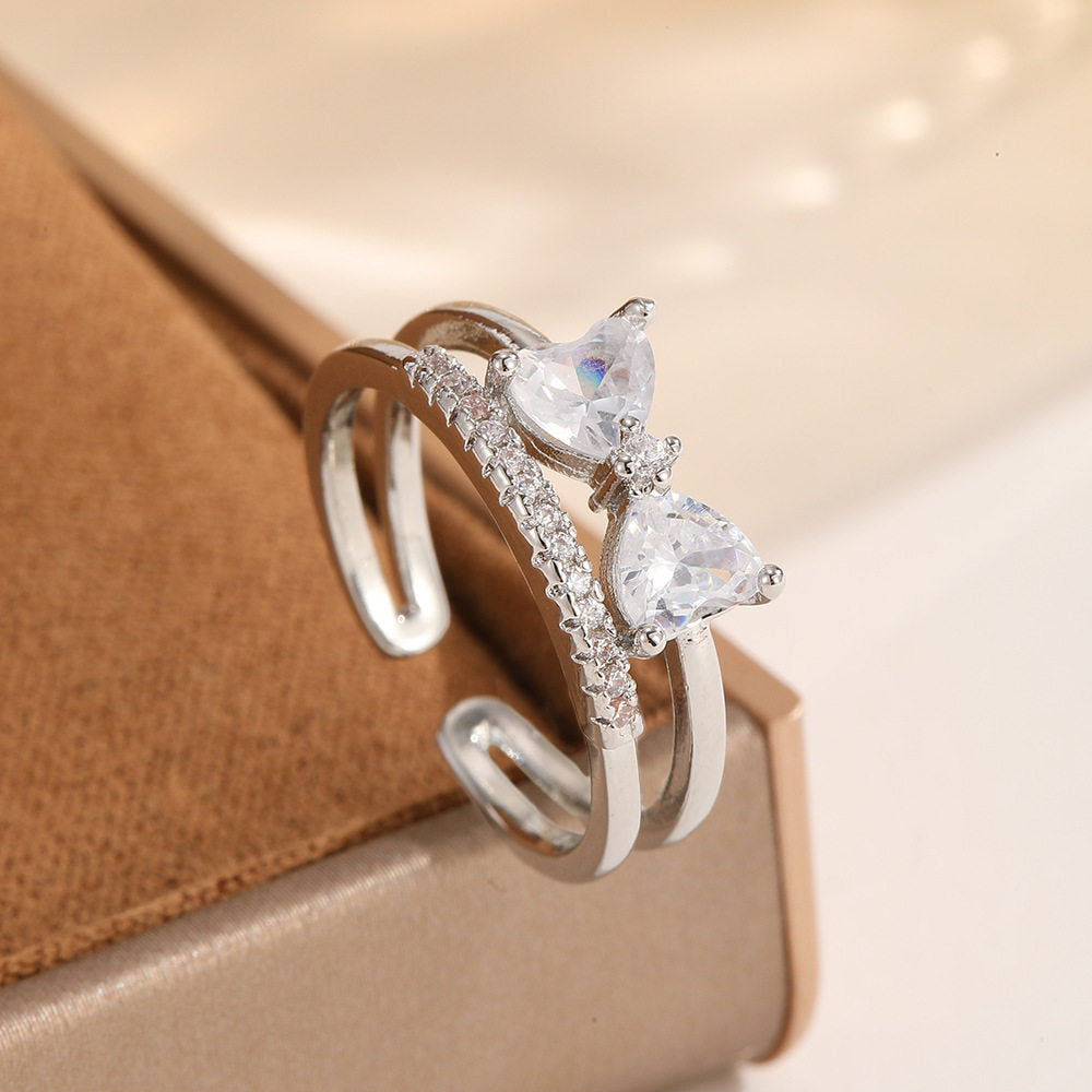 Zircon Ring | SR322 | Silver