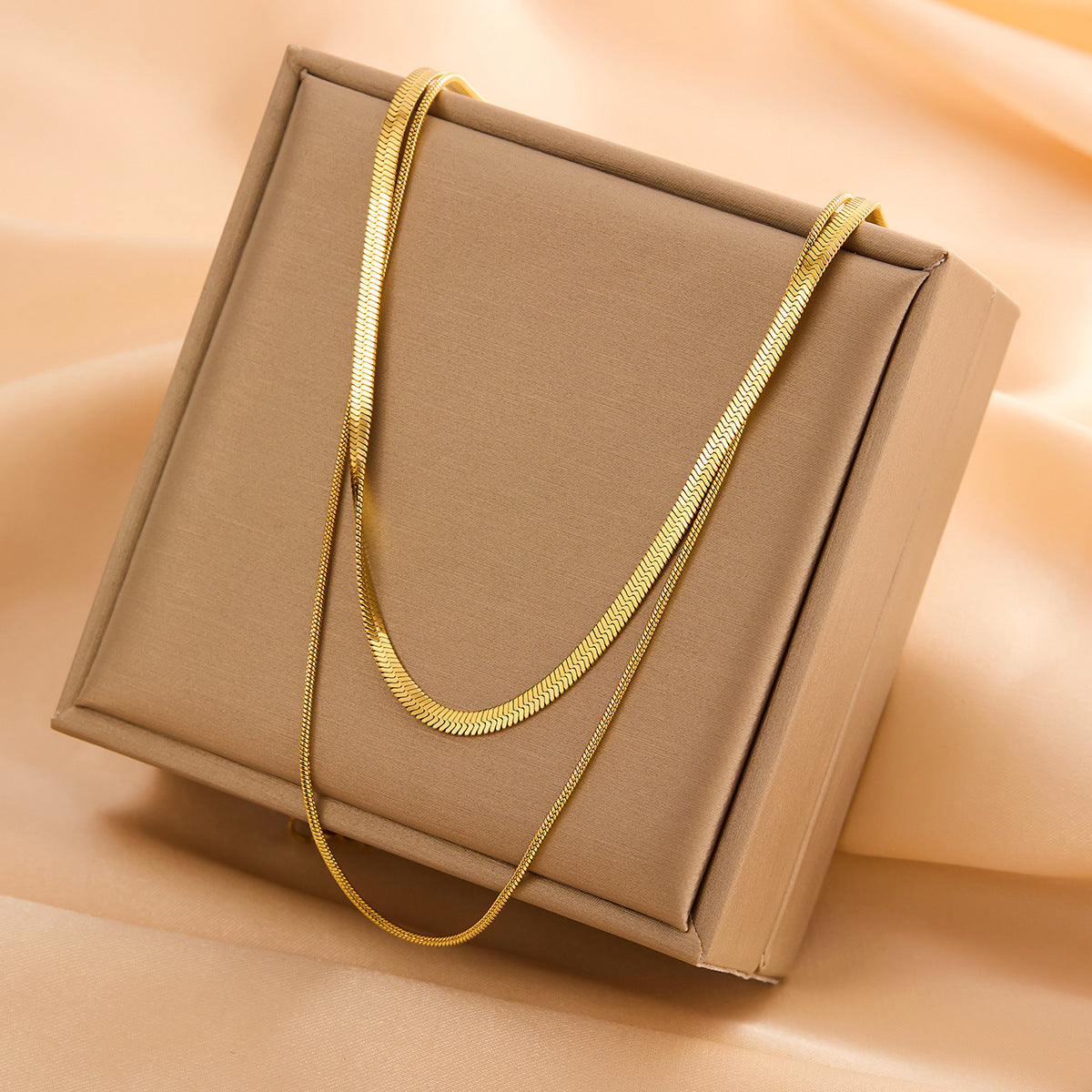 Necklace | SN166 | Layer Snake Chain