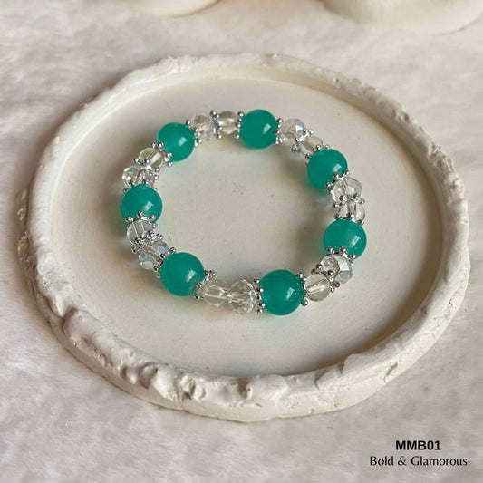 Beaded Bracelet | MMB01 | Green