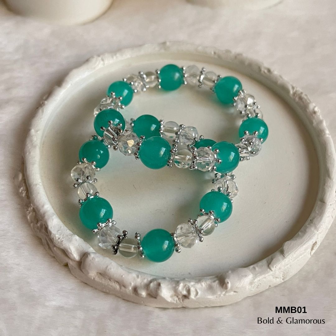 Beaded Bracelet | MMB01 | Green