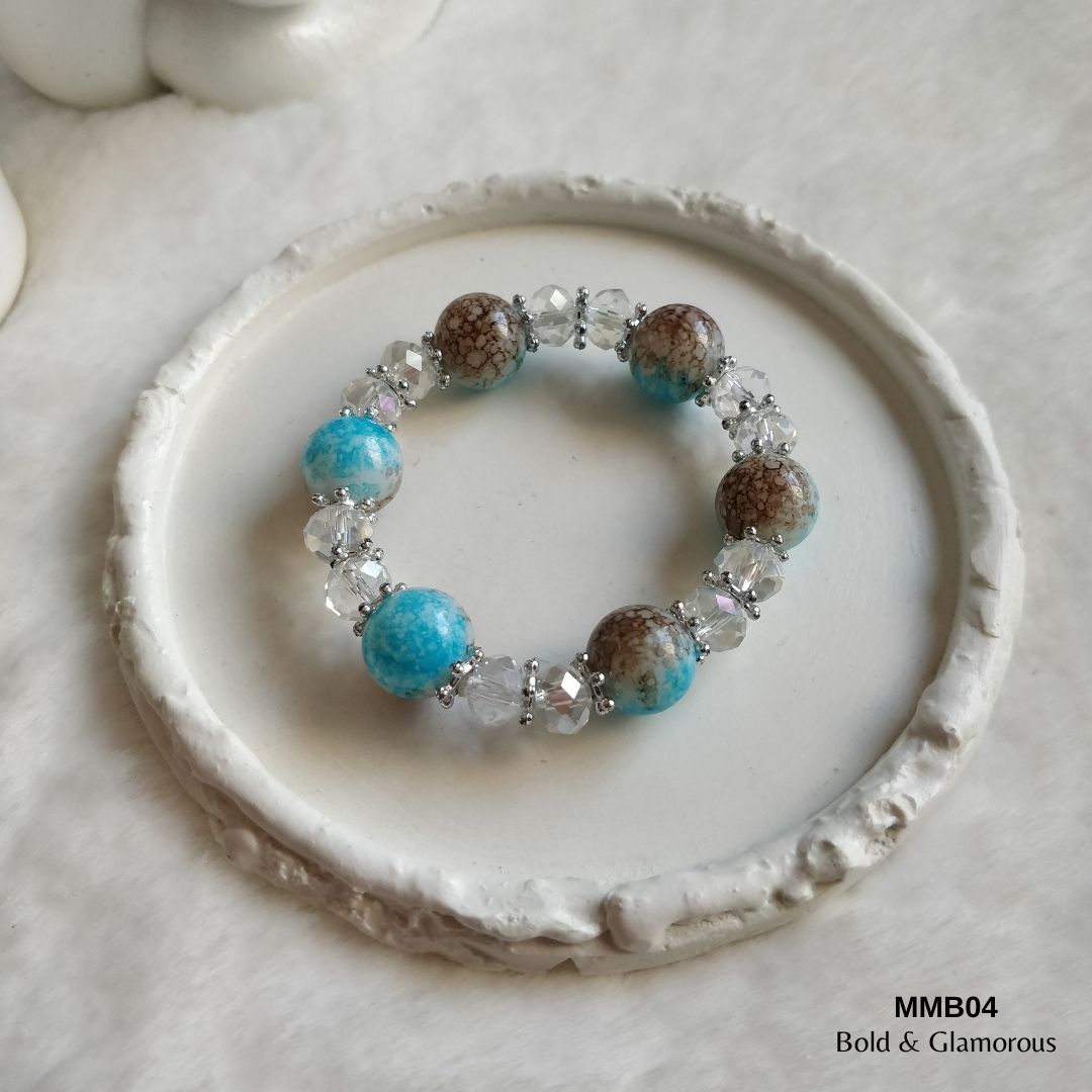 Beaded Bracelet | MMB04 | Blue