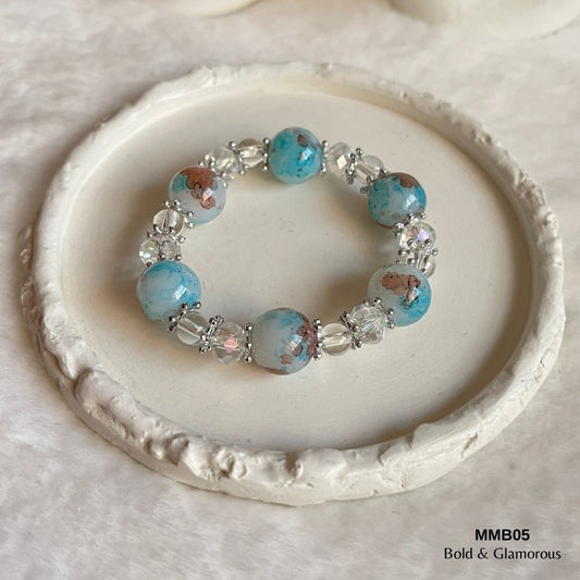 Beaded Bracelet | MMB05 | Blue