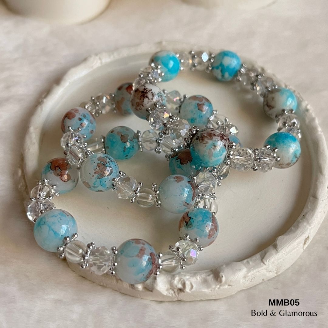 Beaded Bracelet | MMB05 | Blue