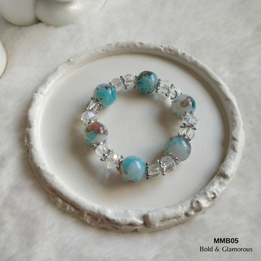Beaded Bracelet | MMB05 | Blue
