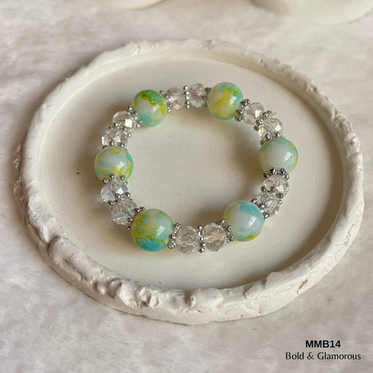 Beaded Bracelet | MMB14 | Green